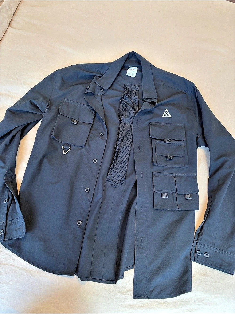 DEVASTATION TRAIL Utility Field Jacket Black Size Small